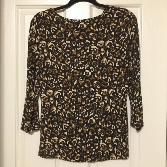 MICHAEL KORES 3/4 length sleeves blouse (leopard) - Picture 3 of 4